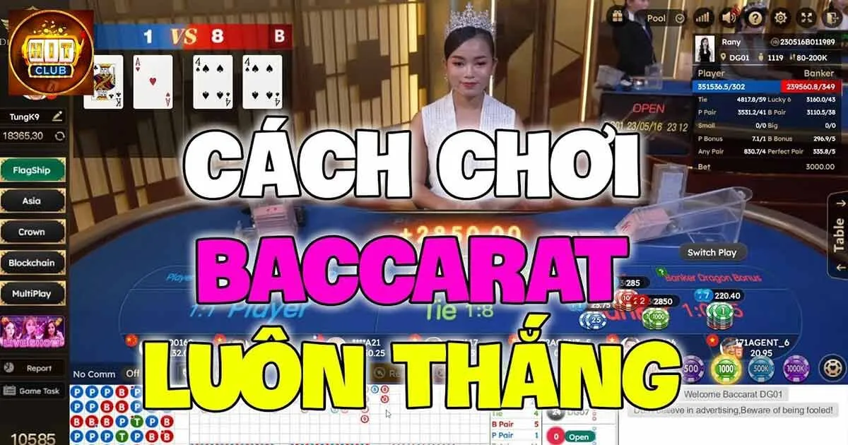 Cách chơi baccarat cực kỳ đơn giản cho người mới bắt đầu